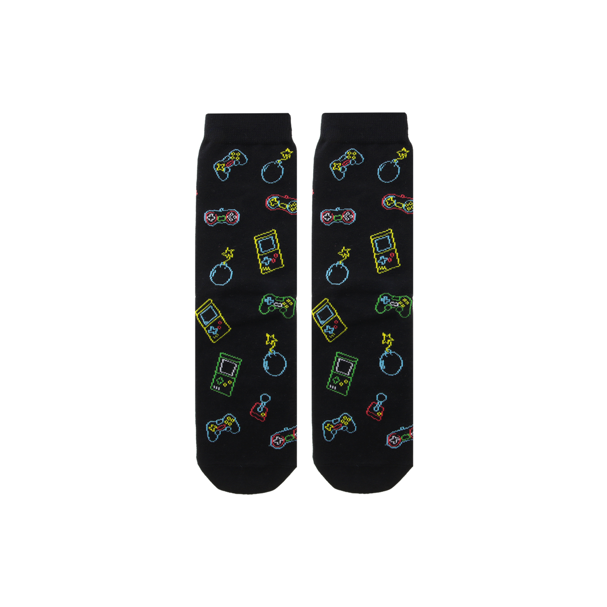 Meias Infantis Lovely Story Neon Blast – 24–29 – vista do par