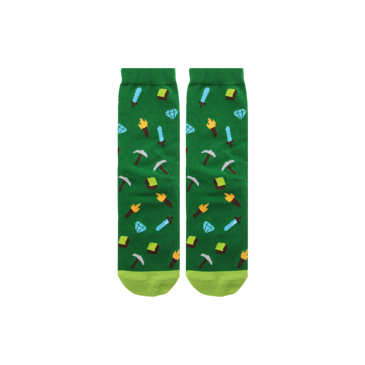 Meias Infantis Lovely Story Pixel Craft – 24–29 – vista do par