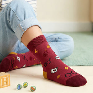 Meias Infantis Lovely Story Wizard School – 24–29 – fotografia 3