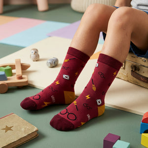 Meias Infantis Lovely Story Wizard School – 24–29 – fotografia 4