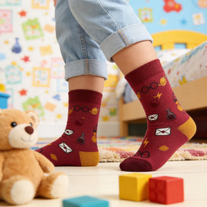 Meias Infantis Lovely Story Wizard School – 24–29 – fotografia 2