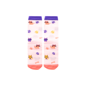 Meias Infantis Lovely Story Cool Cats – 24–29 – vista do par
