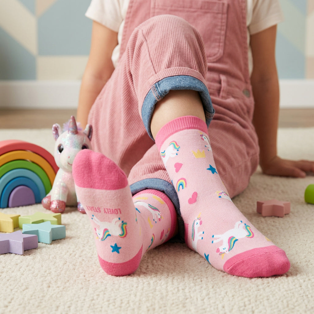 Meias Infantis Lovely Story Magic Horn – 24–29 – fotografia 4