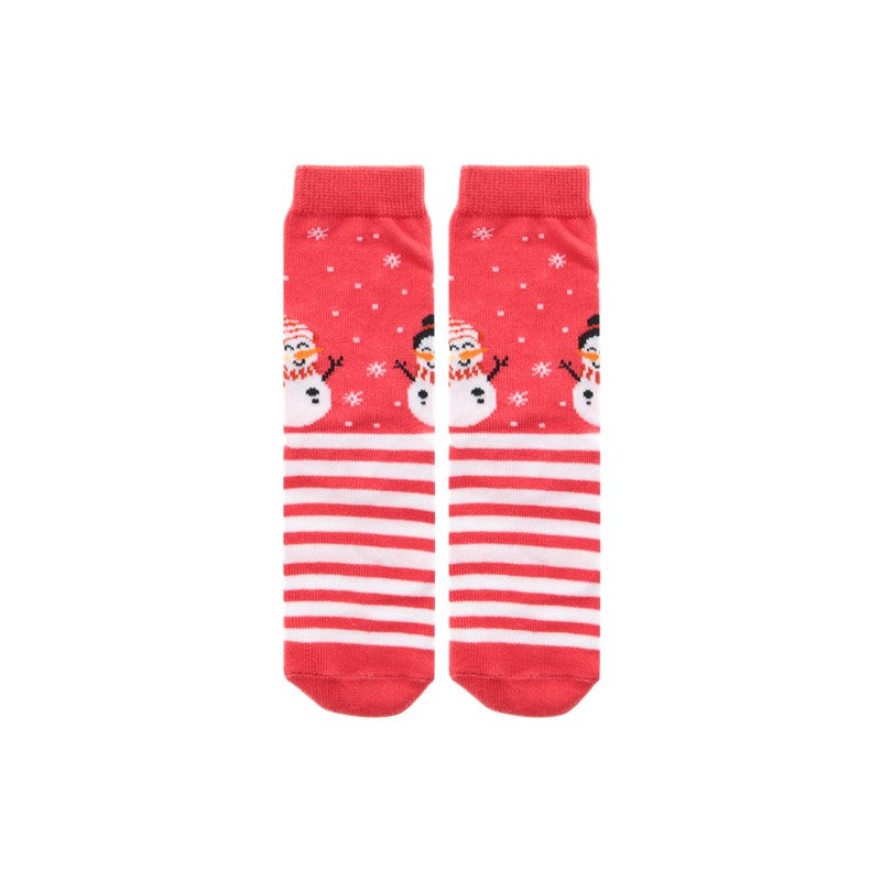 Meias de Natal Lovely Story – Snow Buddy — tamanho 24-29