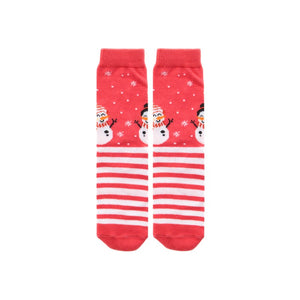 Meias de Natal Lovely Story – Snow Buddy — tamanho 30-35