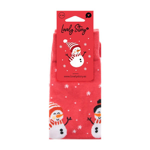 Meias de Natal Lovely Story – Snow Buddy — tamanho 41-46 — embalagem