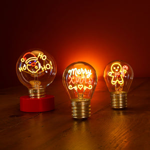 Candeeiro Legami Bulb Fiction XL – Ho Ho Ho