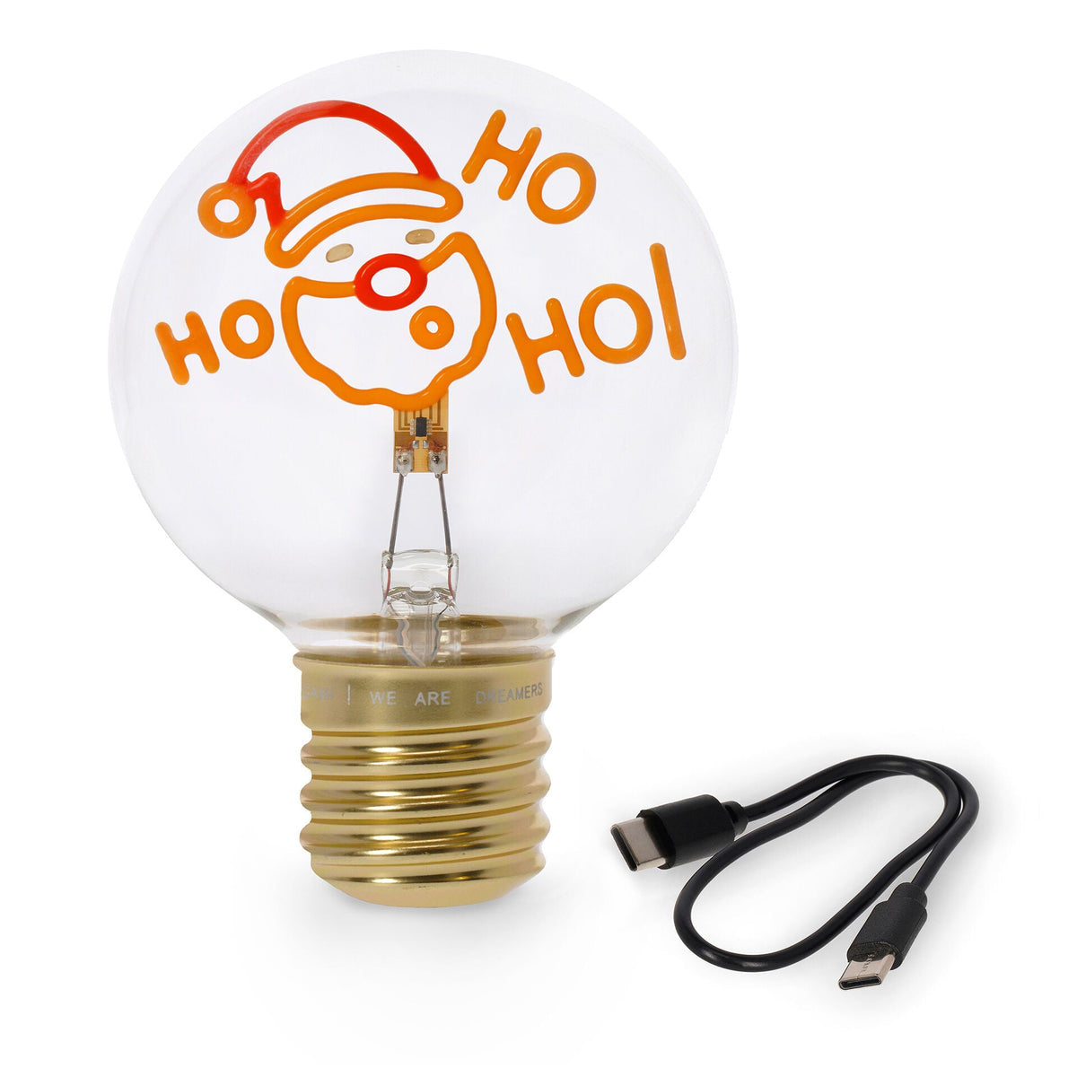 Candeeiro Legami Bulb Fiction XL – Ho Ho Ho