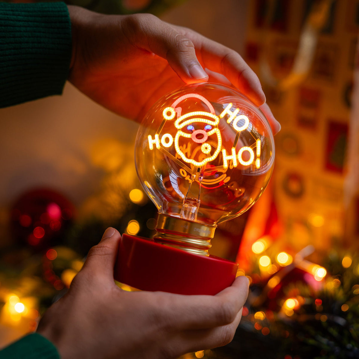 Candeeiro Legami Bulb Fiction XL – Ho Ho Ho