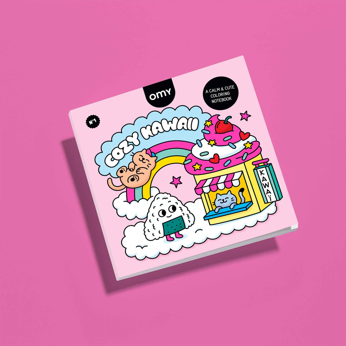 Livro de Colorir OMY Cozy Art Kawaii