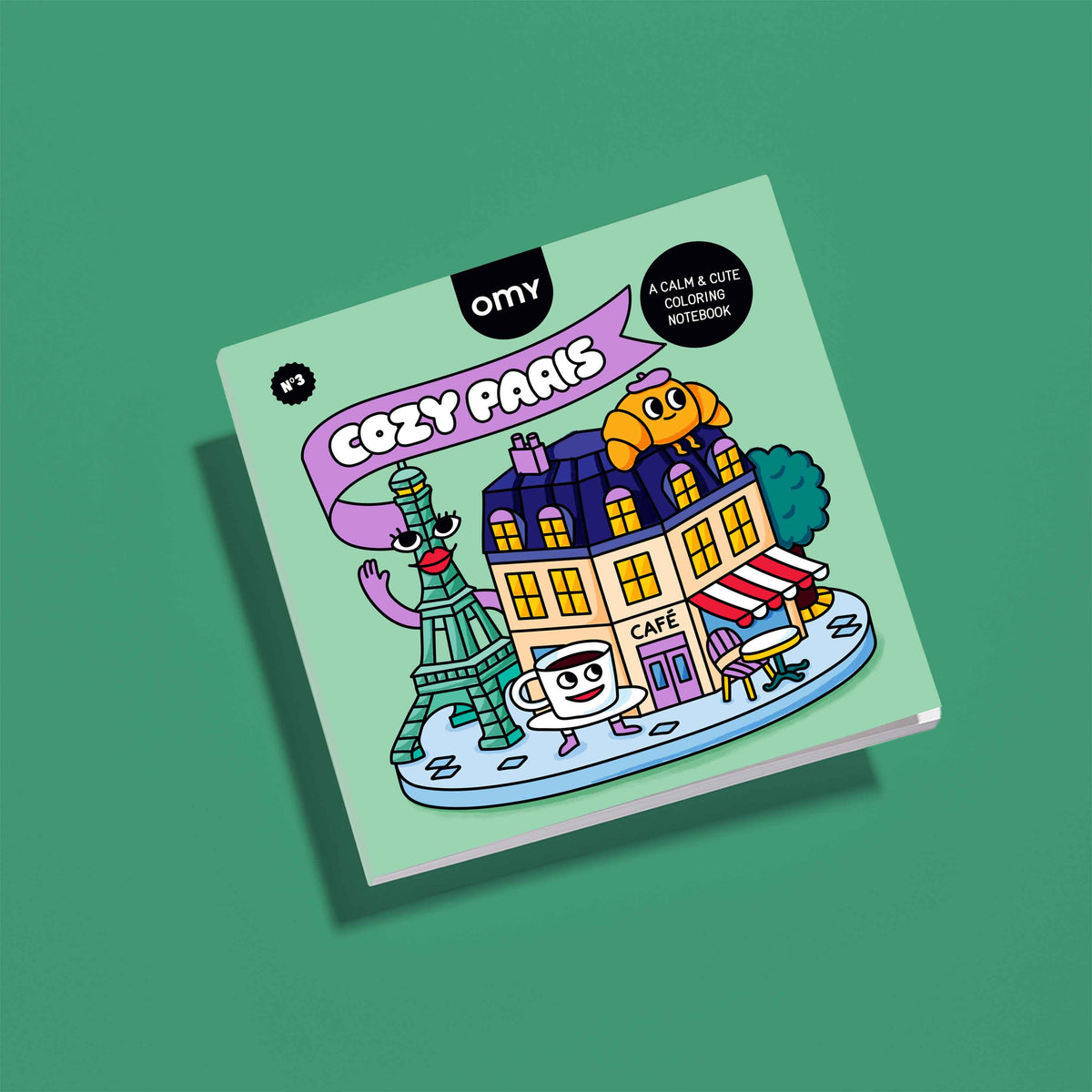 Livro de Colorir OMY Cozy Art Paris