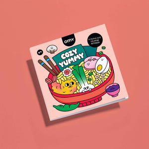 Livro de Colorir OMY Cozy Art Food / Yummy