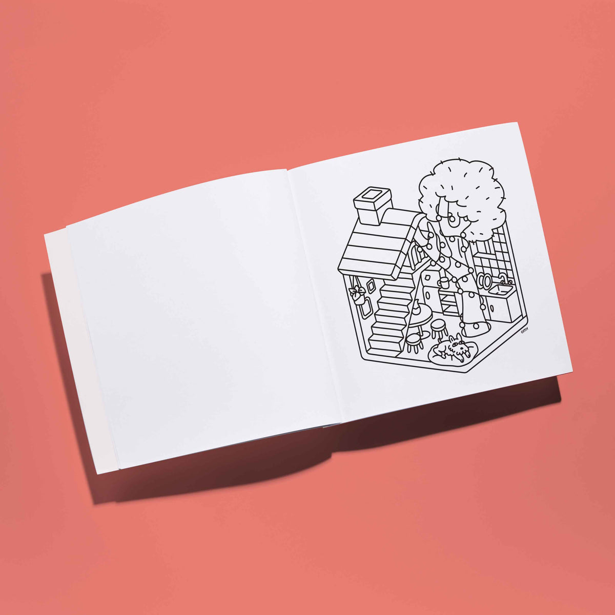Livro de Colorir OMY Cozy Art Food / Yummy - detalhe 2