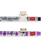 Conjunto de 2 Canetas de Gel com Pendente Decorativo de Animal – Lovely Friends – Spooky Party - Legami