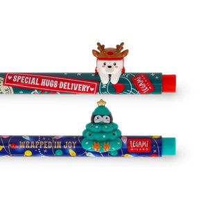 Conjunto de 2 Canetas Legami Lovely Friends – Jingle All the Way