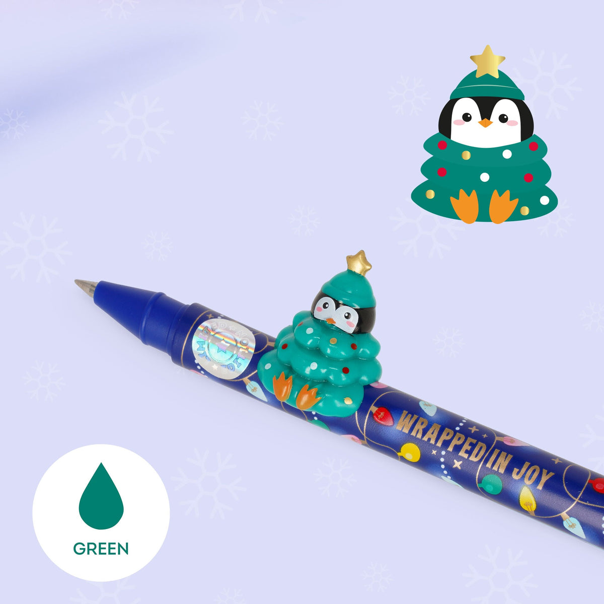 Conjunto de 2 Canetas Legami Lovely Friends – Jingle All the Way