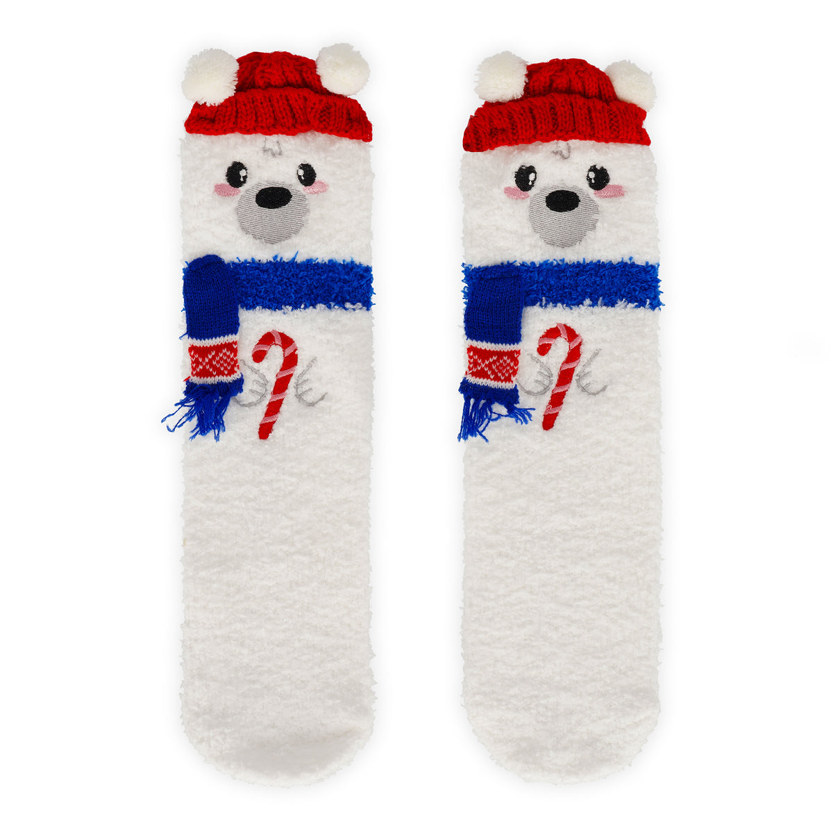 Meias antiderrapantes Legami Urso Polar de Natal – Adulto 35–42 – fotografia oficial Legami