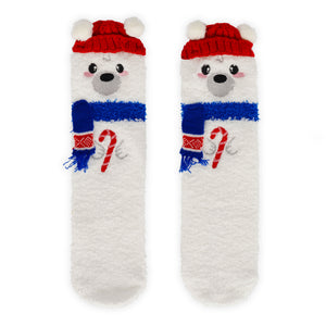 Meias antiderrapantes Legami Urso Polar de Natal – Adulto 35–42 – fotografia oficial Legami