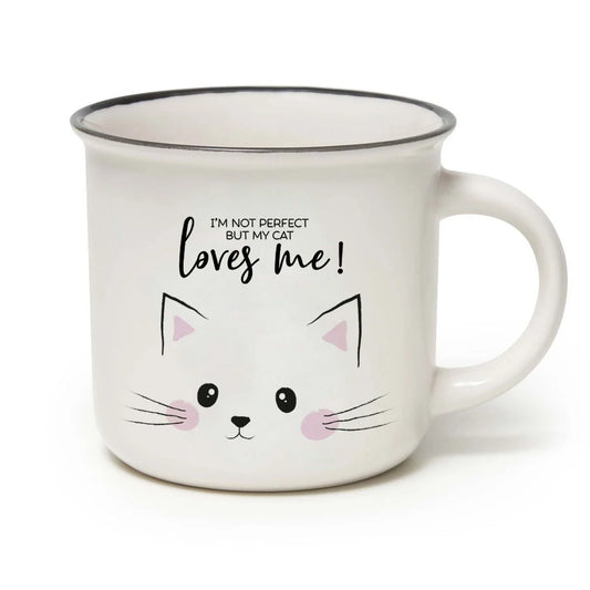 Caneca porcelana Cup-Puccino Gato Legami