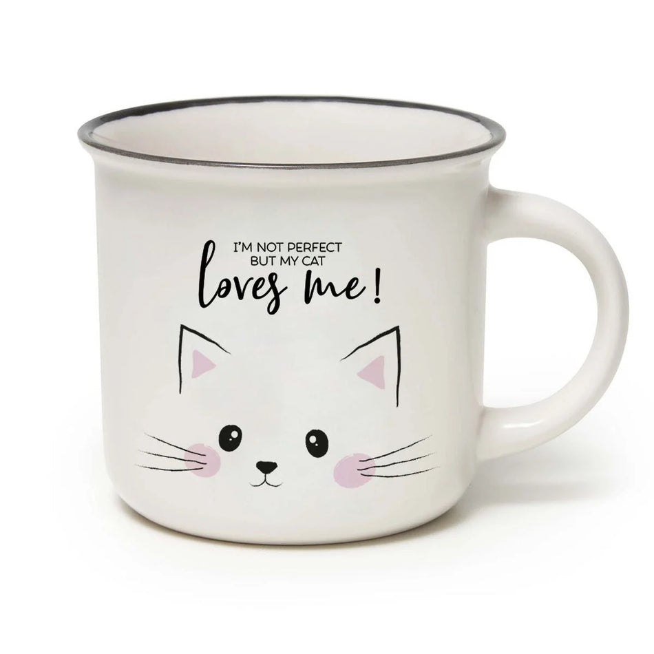 Caneca porcelana Cup-Puccino Gato Legami