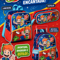 Conjunto Gato Galactico - Trolley+Lancheira+Estojo