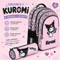 Conjunto Kuromi - Mochila + Estojo