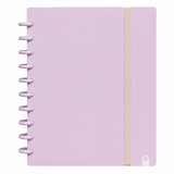 Cuaderno Ingeniox A4 Forrado 80fl 100g Espuma Con Elástico Malva Pastel
