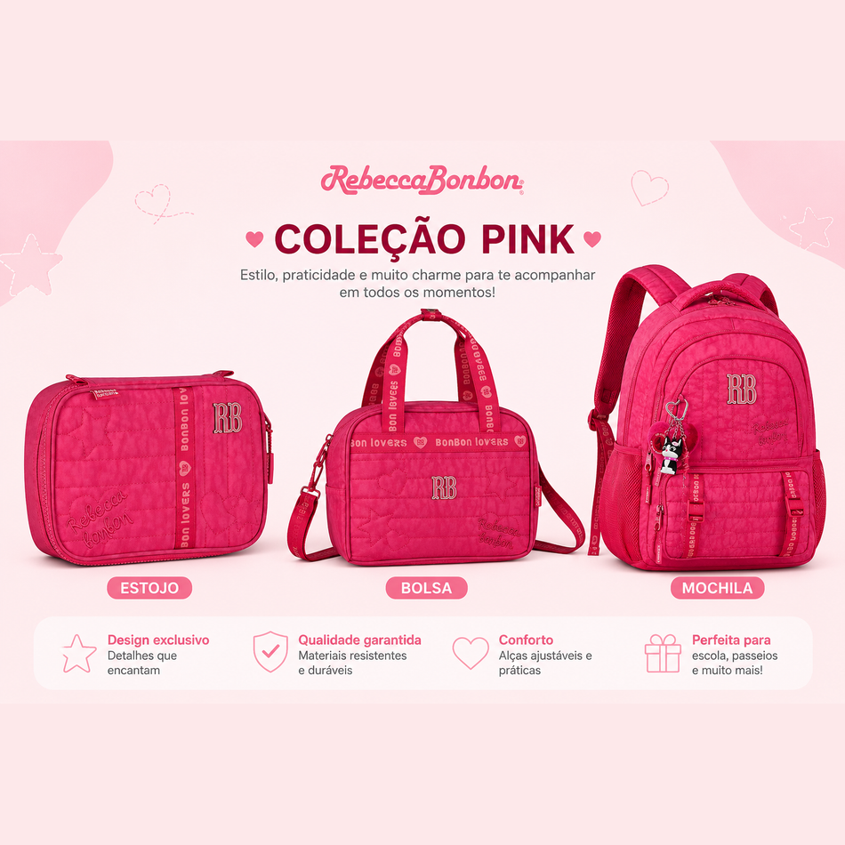 Conjunto Rebecca Bonbon Rosa