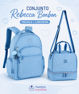 Conjunto Rebecca Bonbon Azul - Mochila + Lancheira