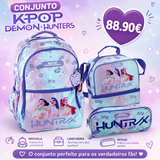 (PRÉ-VENDA) CONJUNTO KPOP DEMON HUNTERS LILAS