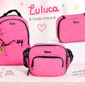 Conjunto Luluca Rosa 2026 - Mochila+Lancheira+ Estojo