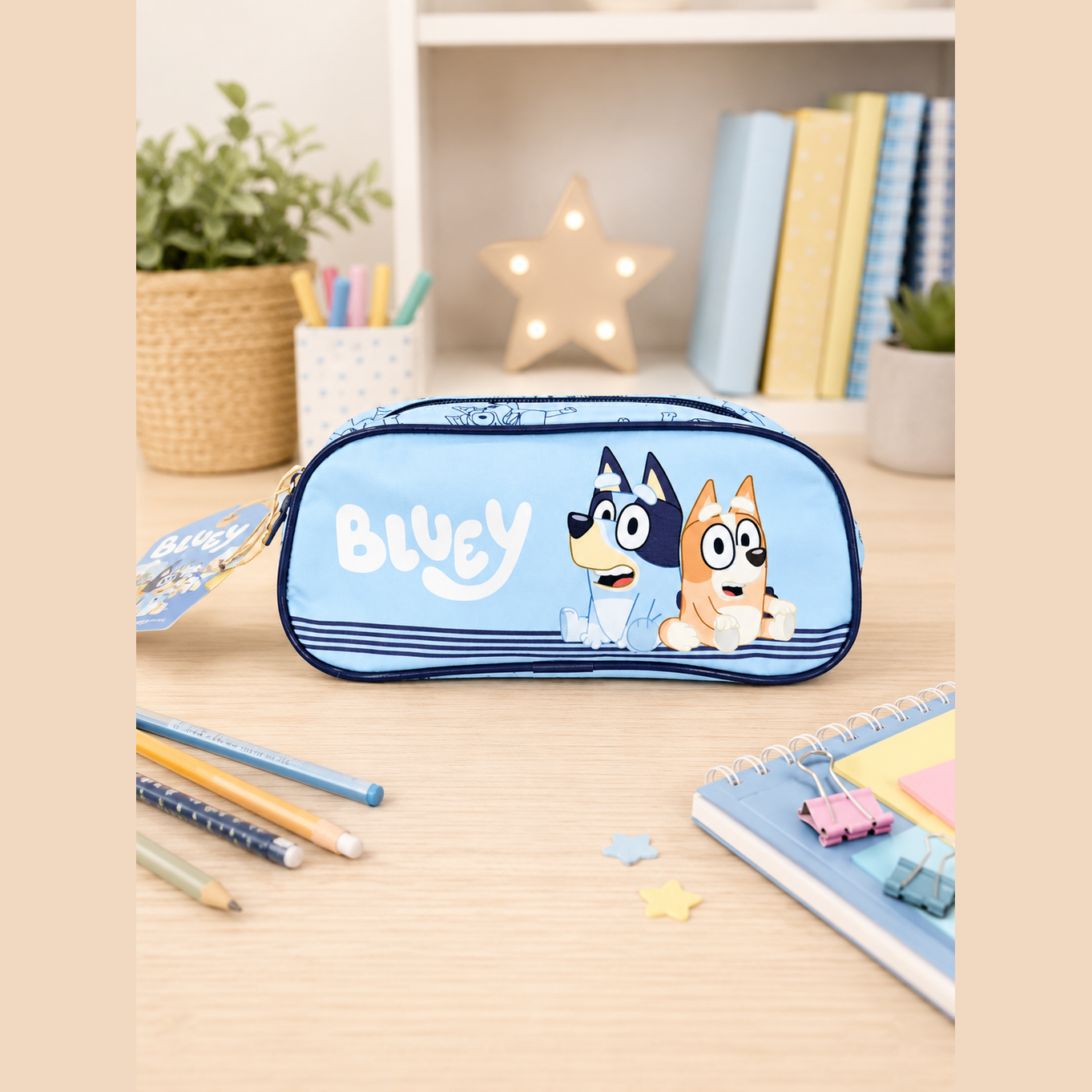 Estojo Escolar Bluey Azul