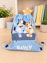 Saco cordões Bluey Azul