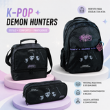 CONJUNTO KPOP DEMON HUNTERS PRETO