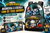 Conjunto My Hero Academia - Mochila + Estojo Triplo