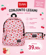 Conjunto Legami Urso - Mochila + Estojo