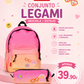 Conjunto Legami Sunrise Lover - Mochila + Estojo