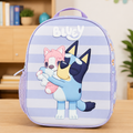 Mochila 3D pré-escolar Bluey Lilás