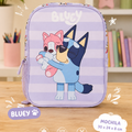 Mochila pré-escolar Bluey Lilás