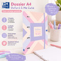 Dossier A4 com recarga pautada Oxford - Follow your way