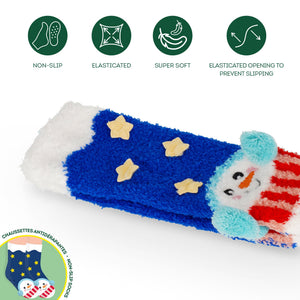 Meias antiderrapantes Legami Bonecos de Neve de Natal – Criança 26–34