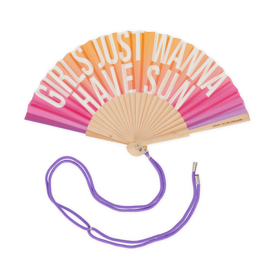 Leque Legami "Girls just wanna have sun"