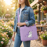Bolsa para portátil Lovely Story – Fluffy Friend – Lilás