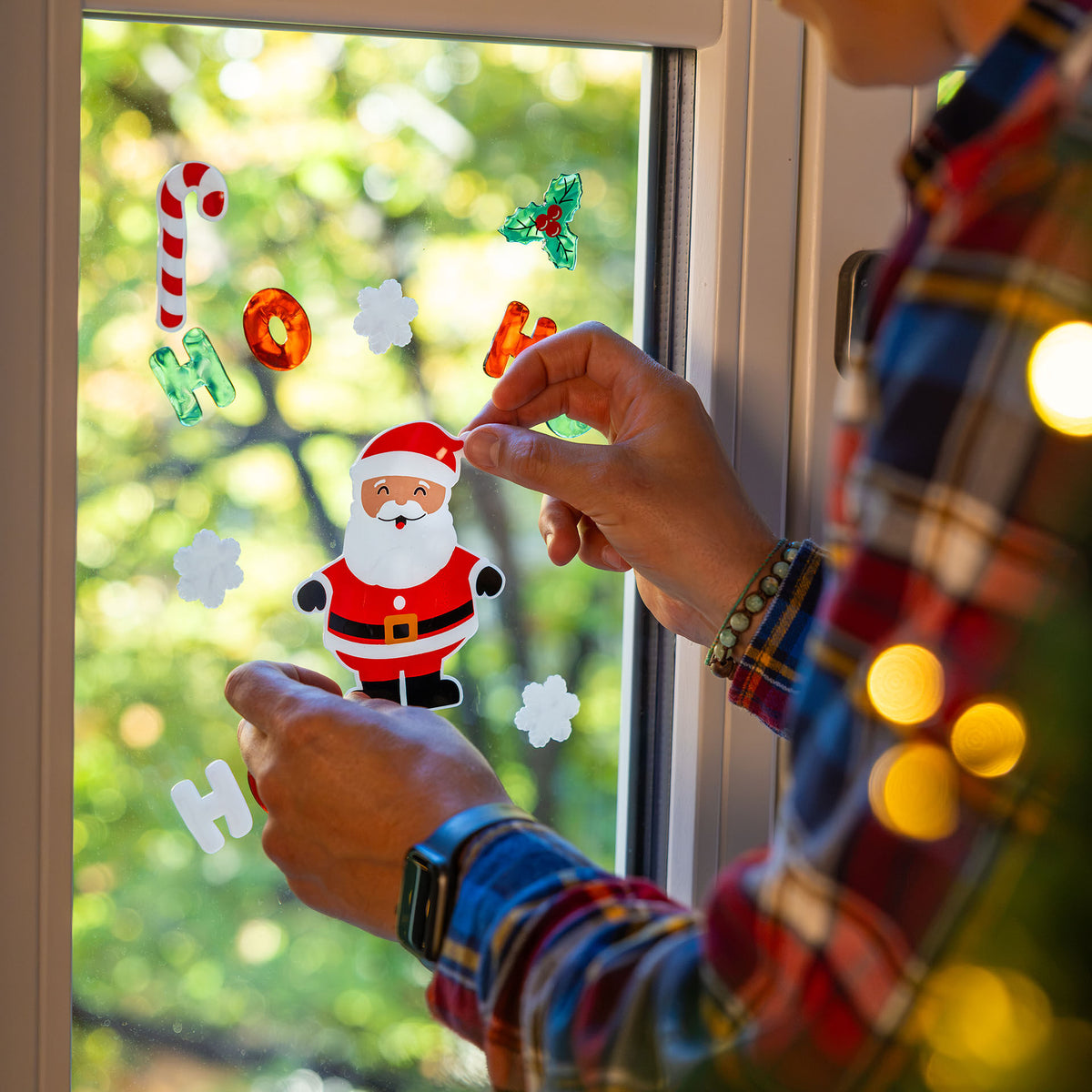 Autocolantes de Gel para Janelas Legami Window-Glow – Natal, 13 Unidades