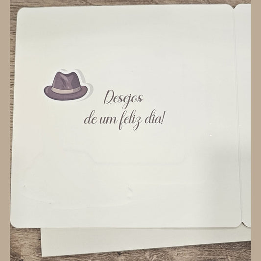 Postal de felicitações - Pai
