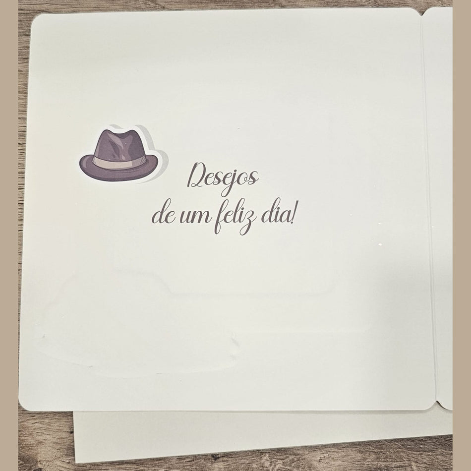 Postal de felicitações - Pai