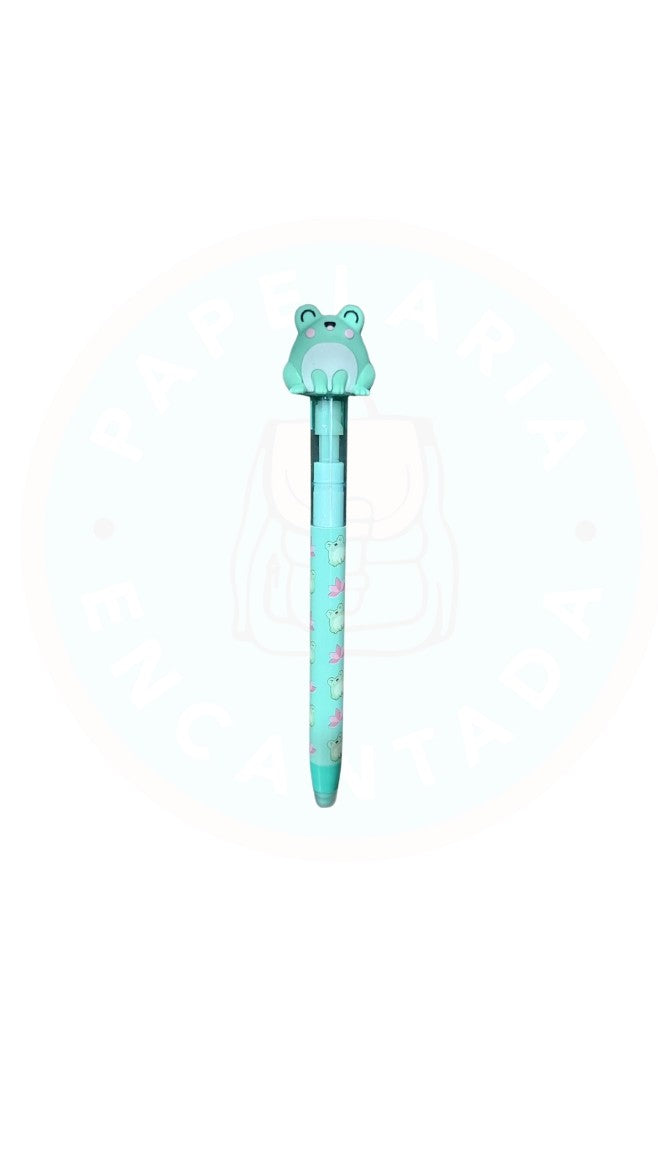 Caneta Apagável Sapo Rotativo