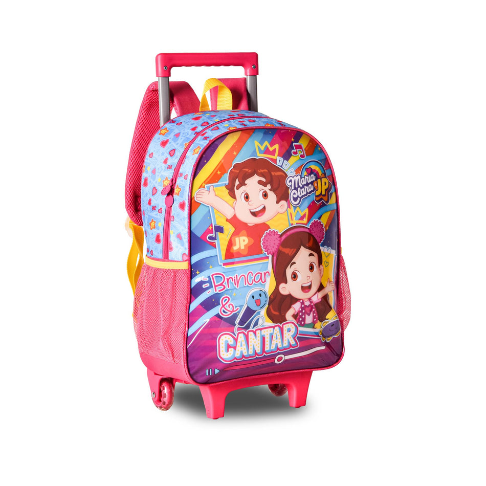 Trolley com mochila Maria Clara & JP 40cm
