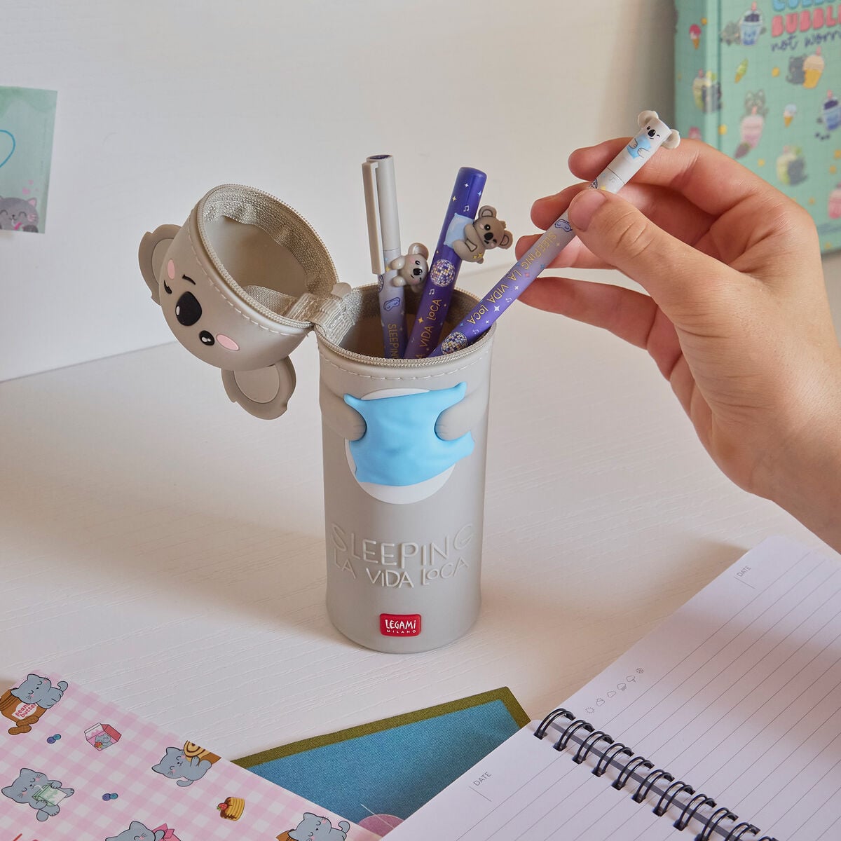 Estojo de Silicone 2 em 1 Legami Koala – Kawaii – fotografia 7