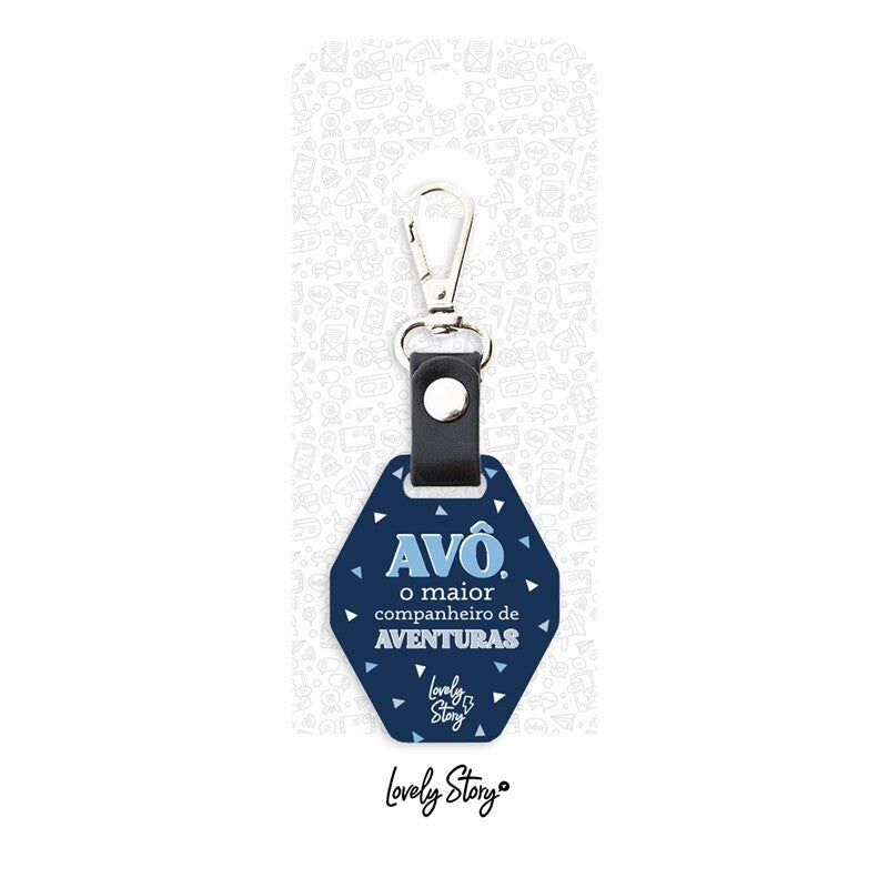 Porta-chaves avô o maior companheiro de aventuras